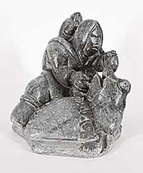 #1025 ~ Arnamissak - Untitled - Woman With Ulu #1025 ~ Arnamissak - Untitled - Woman With Ulu