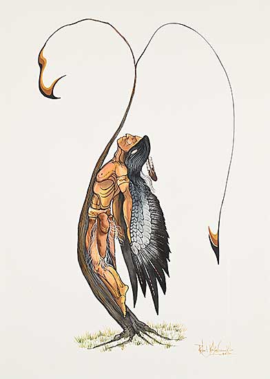 #1086 ~ Ka Kay Geesick - Untitled - Leaving Mother Earth