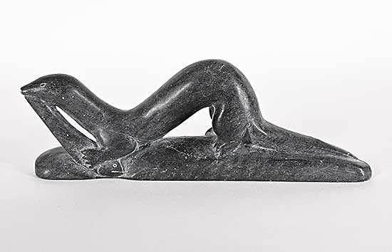 #1100 ~ Kasudluak - Untitled - Otter with Fish