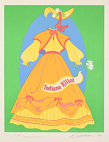 #1354 ~ Indiana - Indiana Elliot [Mother of Us All]  #111/150