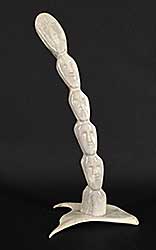 #1106 ~ Alikashuak - Untitled - Faces Totem